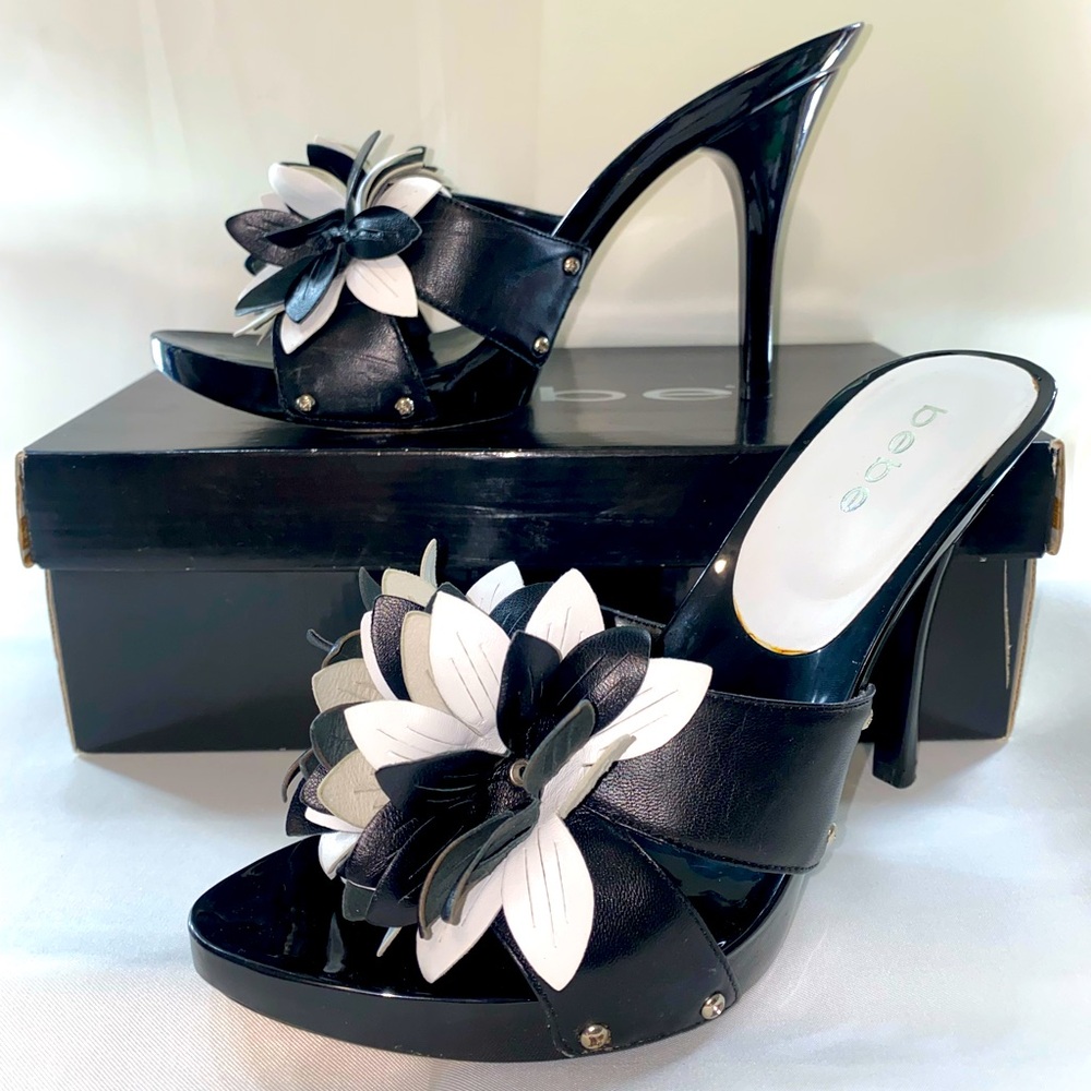 Bebe open toe shoes